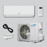 Air-Con Blue Series 4 18000 BTU 22 SEER Mini Split Air Conditioner 15ft Lineset & Wiring - ALPCI/EM4H4E18