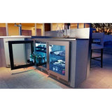 Perlick 24" Refrigerator, Fully Integrated Glass Door, Sottile Sh.Depth 18" , 3.1 Cu. Ft. Capacity - HH24RS-4-4