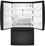 GE APPLIANCES GNE27JGMBB GE® ENERGY STAR® 27.0 Cu. Ft. French-Door Refrigerator - GNE27JGMBB-KT