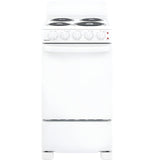 HOTPOINT 20" Electric Free-Standing Front-Control Electric Range - RAS200DMWW-KT