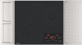 Sharp - 24 in. Drop-In Radiant Cooktop with Side Accessories - SCR2442FB -
