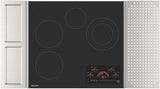 Sharp - 24 in. Drop-In Radiant Cooktop with Side Accessories - SCR2442FB -