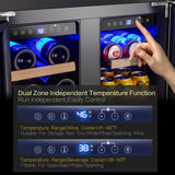 Blemished BODEGAcooler 24"19 Bottles and 57 Cans Wine and Beverage Refrigerator - JC-115DR