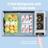 BODEGACOOLER 12 Volt Car Refrigerator Dual Zone Dual Doors 36/45/53QT - WD35