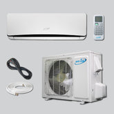 Air-Con Titanium 9000 BTU Ductless Mini Split Air Conditioner Heat Pump System 19 SEER 110-120V - ATUCI/EM4H1S09