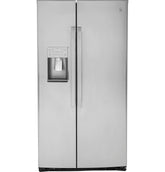 GE APPLIANCES PZS22MYKFS GE Profile™ Series 21.9 Cu. Ft. Counter-Depth Side-By-Side Refrigerator - PZS22MYKFS