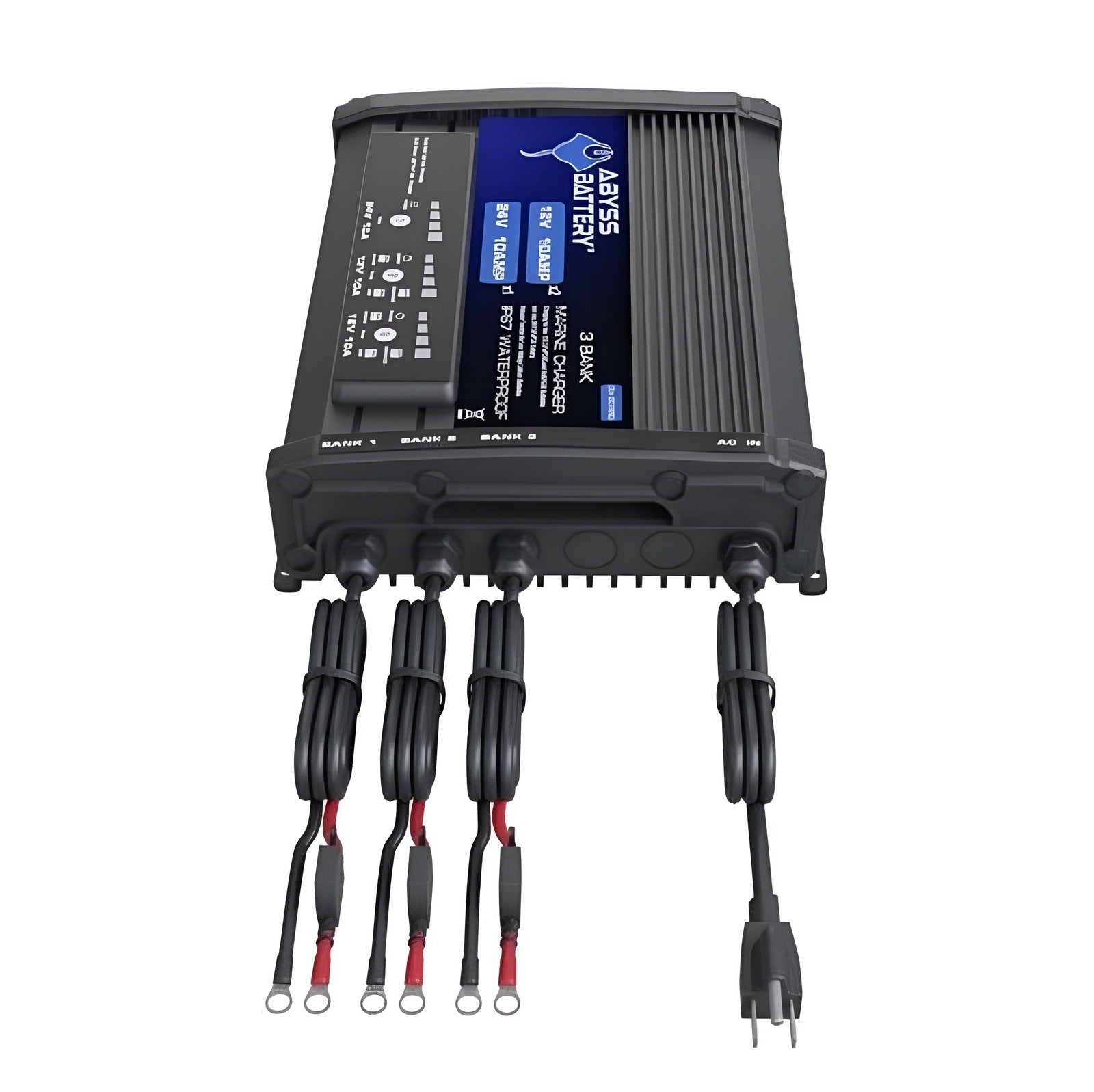 Abyss Battery 3 Bank 12v/24v On-Board Marine Battery Charger - AB-CRG-12V/24V