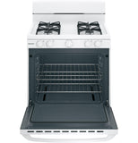 HOTPOINT RGBS300DMWW Hotpoint 30" Free-Standing Gas Range - RGBS300DMWW-KT