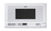 SHARP R1211TY 1.5 cu. ft. 1100W White Sharp Over-the-Counter Carousel Microwave Oven - R1211TY-KT