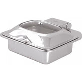 Spring USA 2174-6 Square Reflection Convertible Induction Buffet Server - SP21746