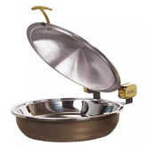 Spring USA 2382-597/36 Bronze Sauteuse Induction Buffet Server with Gold Accents - SP238259736