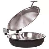 Spring USA 2382-8/36 Seasons Buffet Server, Sauteuse, Titanium w/Chrome Accents, 15 1-4" - SP2382836