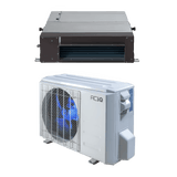 24,000 BTU 21 SEER ACiQ Platinum Single Zone Concealed Duct Mini Split System w/ Max Heat