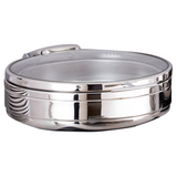 Spring USA 2572-6/38 6 Quart Radiance Induction Buffet Server with Glass Lid - SP2572638