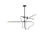 Workstead 3 Arm Industrial Chandelier - WS-IND-C-HB-110