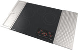 Sharp - 24 in. Drop-In Radiant Cooktop with Side Accessories - SCR2442FB -