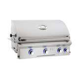 AOG L-Series 30-Inch 3-Burner Built-In Gas Grill With Rotisserie - 30NBL