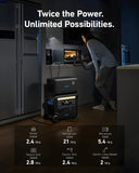 Anker SOLIX BP2600 Expansion Battery 2560Wh New - A1781111-85