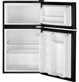 GE APPLIANCES GDE03GGKBB GE Double-Door Compact Refrigerator - GDE03GGKBB-KT