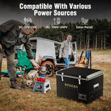 BODEGAcooler Portable Refridgerator 48Qt/45L with a Basket - BD45