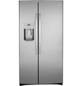 GE APPLIANCES GSS25IYNFS GE® 25.1 Cu. Ft. Fingerprint Resistant Side-By-Side Refrigerator - GSS25IYNFS-KT