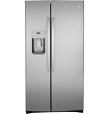 GE APPLIANCES GSS25IYNFS GE® 25.1 Cu. Ft. Fingerprint Resistant Side-By-Side Refrigerator - GSS25IYNFS-KT