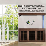 AQUA DREAM 175 GALLON TEMPERED GLASS AQUARIUM DARKWOOD-AD-1560-BW