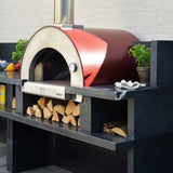 Alfa FX5MIN-LRAM-T 5 Minuti 23-Inch Countertop Wood-Fired Pizza Oven