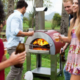 Alfa FX5MIN-LRAM-T 5 Minuti 23-Inch Countertop Wood-Fired Pizza Oven