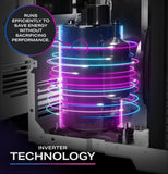 GE APPLIANCES PHNT12CC GE Profile ClearView(TM) ENERGY STAR(R) 12,200 BTU Inverter Smart Ultra Quiet Window Air Conditioner for Large Rooms up to 550 sq. ft. - PHNT12CC-KT