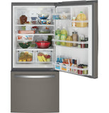 GE APPLIANCES GDE21EMKES GE ENERGY STAR 21.0 Cu. Ft. Bottom-Freezer Refrigerator - GDE21EMKES-KT