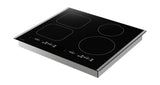Sharp 24 in. Induction Cooktop with Side Accessories - SCH2443GB-KT
