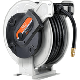 Super Handy GUR057 Dual Arm Retractable Fuel Hose Reel 3/4" x 65', 3/4" NPT Connections New