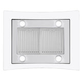 Cosmo 3 Piece Kitchen Package With 30" Electric Cooktop 30" Island Range Hood 30" Single Electric Wall Oven