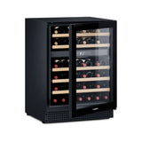 Dometic 24-inch dual-zone Built-in Wine Cooler, 46 Bottles - D46B