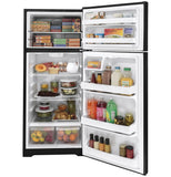 HOTPOINT 17.5 Cu. Ft. Recessed Handle Top-Freezer Refrigerator - HPS18BTNRBB-KT