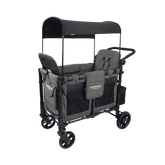 WonderFold W2 Elite Push/Pull 2-Passenger Stroller Wagon Gray New