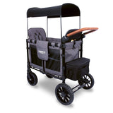 WonderFold W2 Luxe Push/Pull 2-Passenger Stroller Wagon Gray New