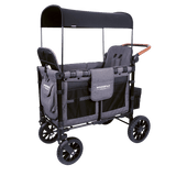 WonderFold W2 Luxe Push/Pull 2-Passenger Stroller Wagon Gray New