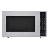 SHARP 1.5 cu. ft. 900W Sharp Stainless Steel Carousel Convection + Microwave Oven - SMC1585BS-KT