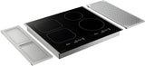 Sharp - 24 in. Induction Cooktop with Side Accessories - SCH2443GB