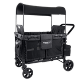 WonderFold W4 Elite Push/Pull 4-Passenger Quad Stroller Wagon Black New