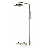ALFI Square Brushed Nickel Style Thermostatic Exposed Shower Set AB2862-BN