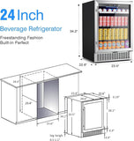 BODEGA Beverage Refrigerator 24 Inch 180 Cans Beer Fridge - YC-150C