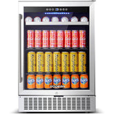 BODEGA Beverage Refrigerator 24 Inch 180 Cans Beer Fridge - YC-150C
