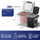 BODEGAcooler Mini 12V Portable Freezer J9 10Qt/9L with Battery - J9