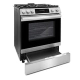 COSMO 30" Slide-In Gas Range Air Fry SS - COS-GRC305KTD
