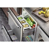 Perlick 24" Undercounter Outdoor Refrigerator Drawers with 5.2 cu. ft. Capacity, Panel Ready Door - HP24RO-4-6