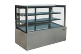 Kool-It KBF-48D | 47" Wide Flat Glass Non-Refrigerated Dry Display Case - KBF-48D