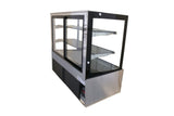 Kool-It KBF-72D | 71" Wide Flat Glass Non-Refrigerated Dry Display Case - KBF-72D
